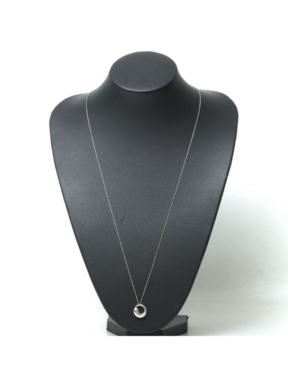 Tiffany & Co Elsa Peretti Necklace Eternal Circle 925 Sterling Silver